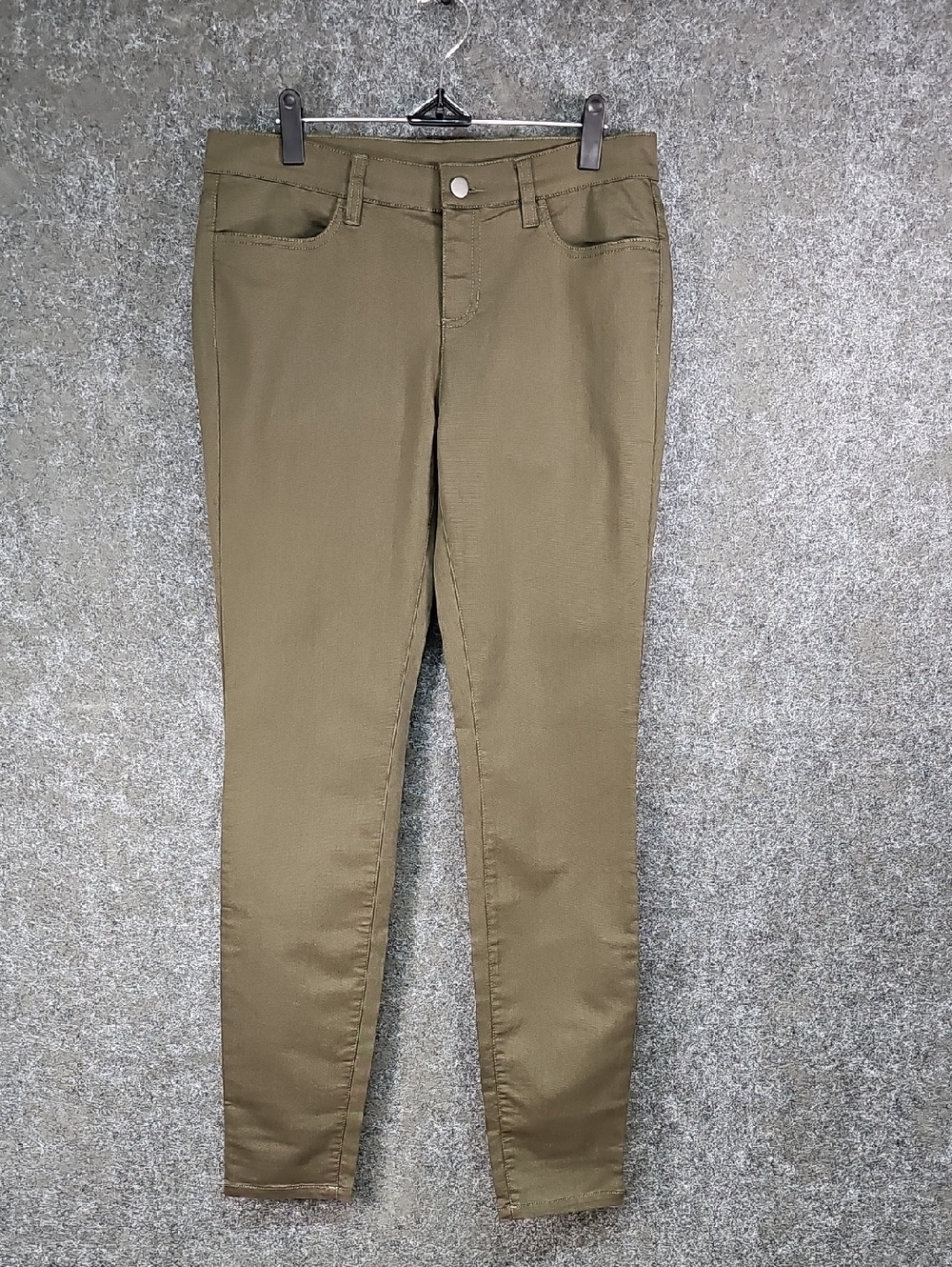Eileen Fisher Jean Jegging, Cotton Stretch Denim, Surplus Army Green, Size 8 NEW